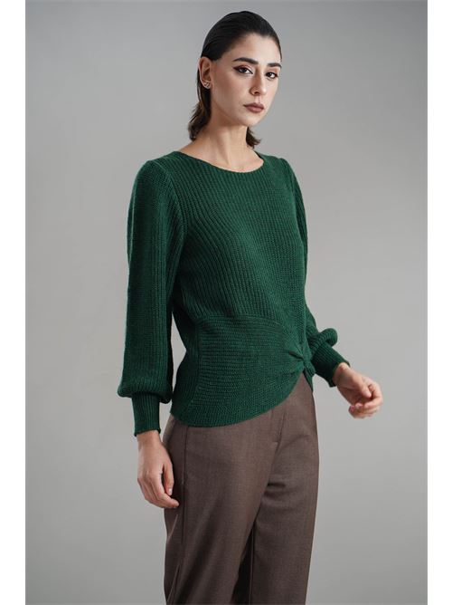 Maglia in misto lana Nualy | I25NSS13122VERDE BOSCO
